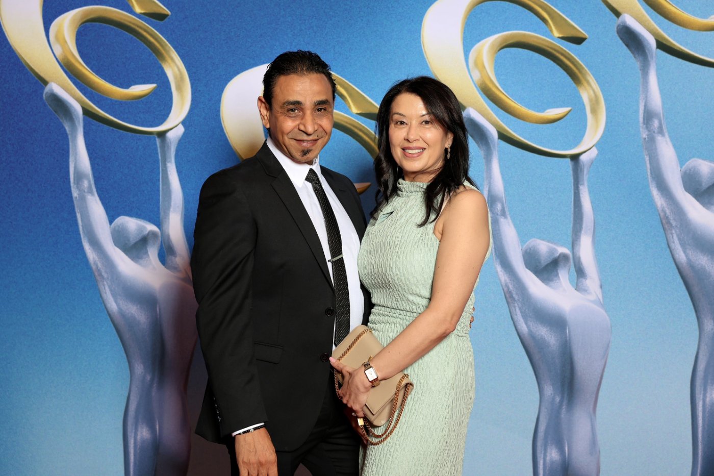 Adel and Irene Daoud at an Australian small business awards night